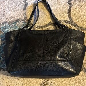 Coach Black Leather Bag